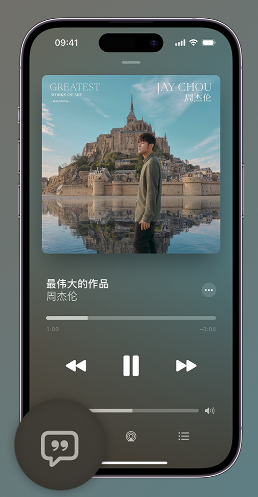 南芬iphone维修分享如何在iPhone上使用Apple Music全新唱歌功能 