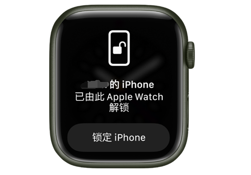 南芬苹果手机维修分享用 AppleWatch 解锁配备面容 ID 的 iPhone方法 