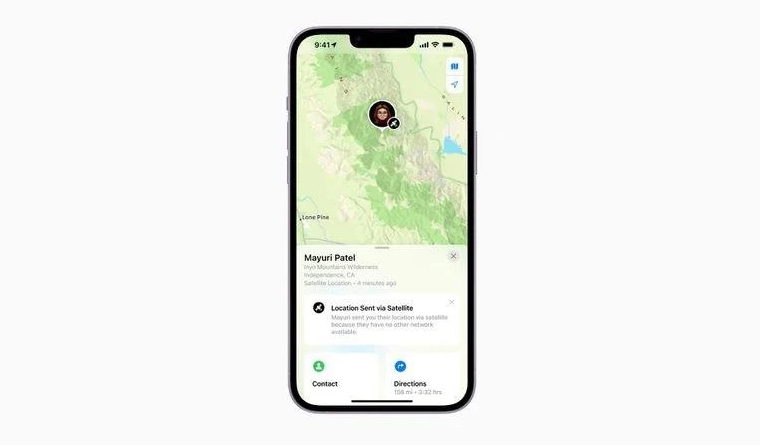 南芬苹果14维修分享iPhone14系列中 FindMy功能通过卫星分享位置方法教程 